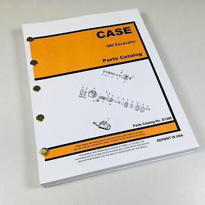 CASE 880 CRAWLER TRACK EXCAVATOR PARTS MANUAL CATALOG EXPLODED VIEWS ASSEMBLY-01.JPG
