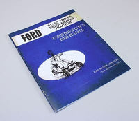 FORD 51 60 65 RIDER MOWER TRACTOR OWNERS OPERATORS MANUAL GAS RIDING LAWN GARDEN