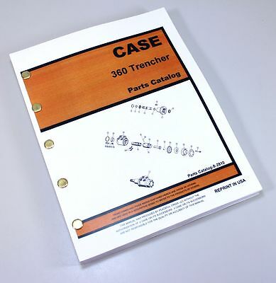 J I CASE 360 TRENCHER PARTS MANUAL CATALOG EXPLODED VIEWS ASSEMBLY WALK BEHIND-01.JPG
