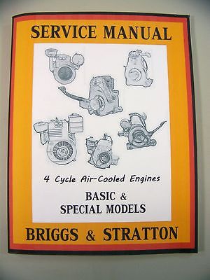 BRIGGS STRATTON AGR4 AHM BHM BHR4 ENGINE SERVICE SHOP OVERHAUL REPAIR MANUAL-01.JPG