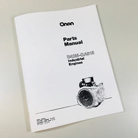 GRAVELY 816 GARDEN TRACTOR ONAN B43M GA016 ENGINE PARTS MANUAL CATALOG ASSEMBLY