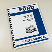 FORD 100 120 125 145 165 195 LAWN GARDEN TRACTOR PARTS MANUAL CATALOG