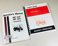 MASSEY FERGUSON MF 250 TRACTOR OPERATORS MANUAL PARTS CATALOG-01.JPG