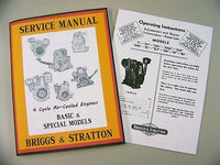 Briggs Stratton Zhr Zl Zlp Engine Service Repair Operator Operating Part Manual