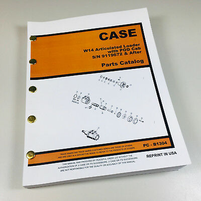 J I CASE W14 ARTICULATED LOADER PARTS MANUAL CATALOG EXPLODED VIEW S_N 9119672-01.JPG