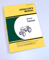 OPERATORS MANUAL FOR JOHN DEERE M TRACTOR OWNER LUBRICATION MAINTENANCE