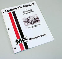 MASSEY FERGUSON 1200 LAWN GARDEN TRACTOR MOWER OWNERS OPERATORS MANUAL OPERATION