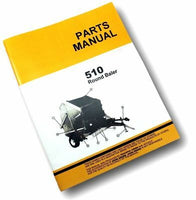PARTS MANUAL FOR JOHN DEERE 510 HAY BALER KNOTTER ROUND EXPLODED VIEWS ASSEMBLY