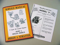 BRIGGS STRATTON MODEL Y SERVICE REPAIR OWNER OPERATOR OPERATING PART MANUAL-01.JPG