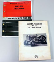 SET MASSEY FERGUSON MF 65 TRACTOR TRACTOR SERVICE REPAIR OWNERS OPERATORS MANUAL-01.JPG