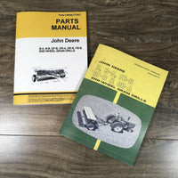 Operator and Parts Manual for John Deere DR168A DR208A  End-Wheel Grain Drill