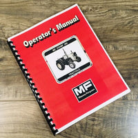 Massey Ferguson 270 290 Tractor Operators Manual Owners Book Maintenance