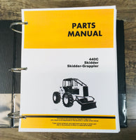 PARTS MANUAL FOR JOHN DEERE 440C SKIDDER CATALOG ASSEMBLY EXPLODED VIEW DIAGRAMS