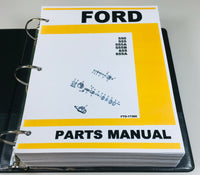 FORD 550 555 555A 555B 655 655A TRACTOR LOADER BACKHOE PARTS MANUAL CATALOG BOOK