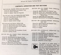 Service Parts Operators Manual Set For John Deere 650 750 Tractor 1000-25426