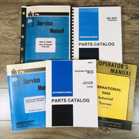 International 2606 Diesel Tractor Service Repair Parts Operators Manual Set Shop