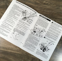 Ariens 901005-000101 901006-000101 Rocket Tiller Operators Manual Owners Book