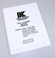 KOHLER K440-2AS K440-2AX K618-2 TWO STROKE ENGINE SERVICE REPAIR MANUAL