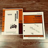 CASE 730 830 TRACTOR SERVICE REPAIR SHOP MANUAL PARTS CATALOG S/N before 8253500