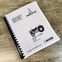 KHD DEUTZ D8006 D10006 D13006 TRACTOR SERVICE MANUAL REPAIR SHOP TECHNICAL BOOK