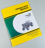 OPERATORS MANUAL FOR JOHN DEERE 140 HYDROSTATIC TRACTOR OWNERS BOOK SN 22,401-UP
