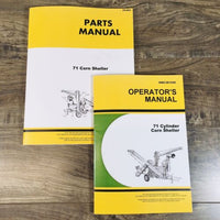Parts Operators Service Manual Set For John Deere 71 Corn Sheller Owners Catalog