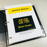 SERVICE OPERATIONS AND TESTING MANUAL FOR JOHN DEERE 770BH MOTOR ROAD GRADER