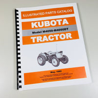KUBOTA M4050 M4050DT TRACTOR PARTS ASSEMBLY MANUAL CATALOG EXPLODED VIEW NUMBERS