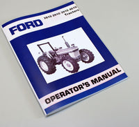 FORD MODEL 2810 2910 3910 4610 TRACTOR OWNERS OPERATORS MANUAL MAINTENANCE BOOK-01.JPG