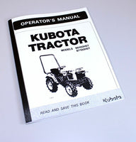 KUBOTA B6100HST B7100HST TRACTORS OPERATORS OWNERS MANUAL DIESEL 4WD 2WD-01.JPG