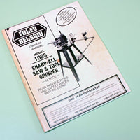 Belsaw 1055 Sharp All Saw Tool Grinder Owners Operators Repair Parts List Manual