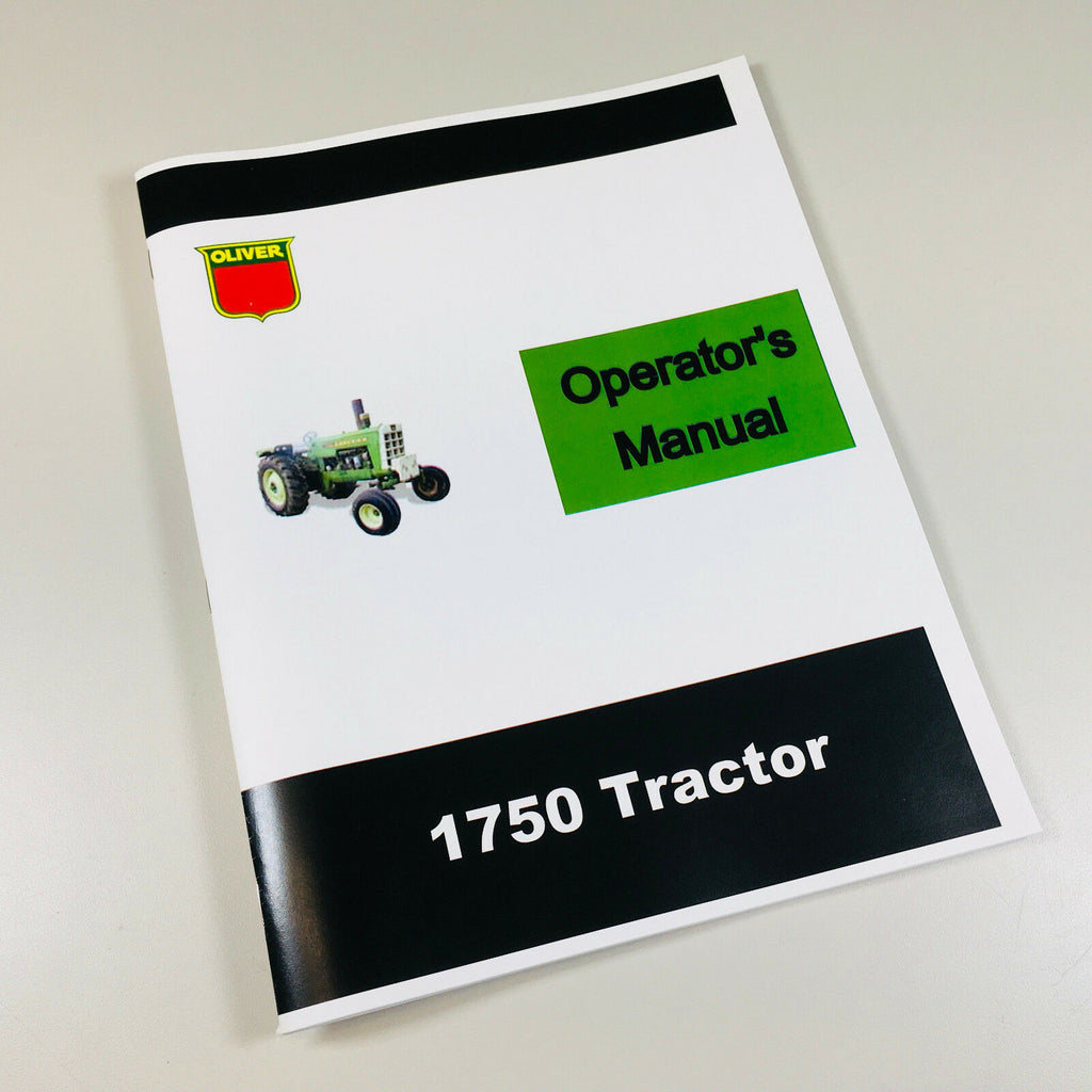 OLIVER 1750 TRACTOR OWNERS OPERATORS MANUAL MAINTENANCE-01.JPG