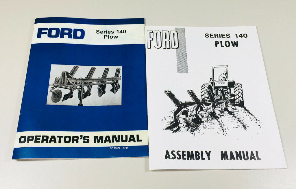 FORD SERIES 140 PLOW OPERATORS OWNERS ASSEMBLY MANUAL SET-01.JPG