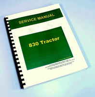 SERVICE MANUAL FOR JOHN DEERE 830 TRACTOR REPAIR SHOP TECHNICAL 1973-1975 ALL-01.JPG
