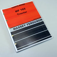 MASSEY FERGUSON MF 165 TRACTOR PARTS CATALOG MANUAL BOOK EXPLODED VIEW ASSEMBLY
