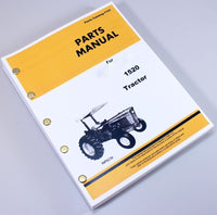 PARTS MANUAL FOR JOHN DEERE 1520 TRACTORS CATALOG ASSEMBLY EXPLODED VIEWS