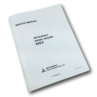 MITSUBISHI DIESEL ENGINE S6E S6E2 S6F TECHNICAL SERVICE REPAIR SHOP MANUAL
