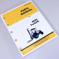 PARTS MANUAL FOR JOHN DEERE 482C FORKLIFT CATALOG ASSEMBLY EXPLODED VIEWS