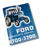 FORD 6700 7700 TRACTOR OPERATORS OWNERS MANUAL BOOK-01.JPG