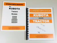 KUBOTA G6200H TRACTOR OPERATORS OWNERS MANUAL PARTS CATALOG SET-01.JPG