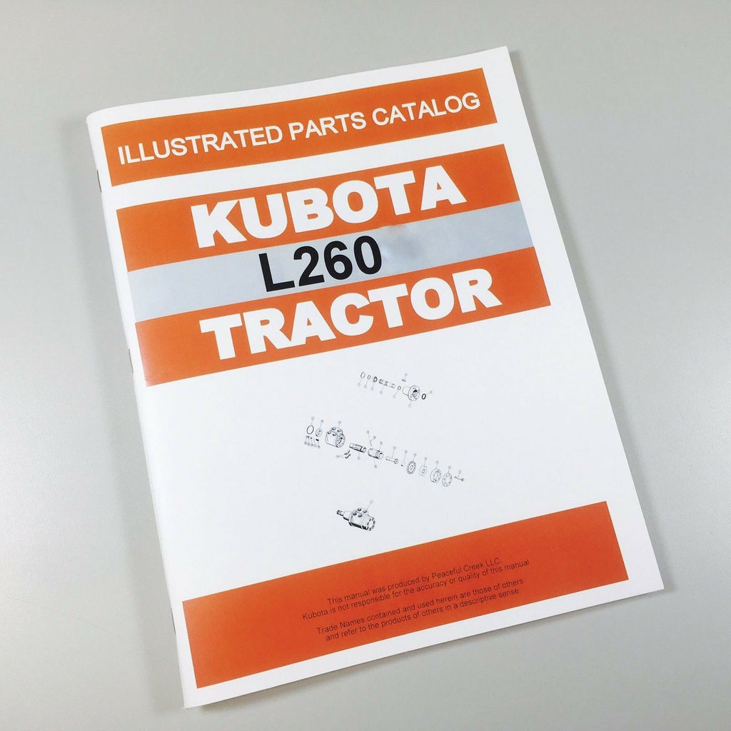 KUBOTA L260 TRACTOR PARTS ASSEMBLY MANUAL CATALOG EXPLODED VIEWS NUMBERS-01.JPG