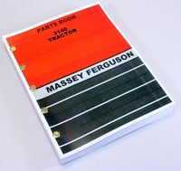 MASSEY FERGUSON MF 3140 TRACTOR PARTS CATALOG MANUAL BOOK EXPLODED VIEWS NUMBERS