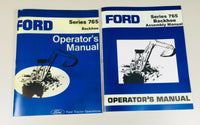 FORD 765 BACKHOE OPERATORS OWNERS ASSEMBLY MANUAL MAINTENANCE