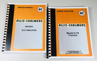 ALLIS CHALMERS D19 TRACTOR SERVICE REPAIR MANUAL PARTS CATALOG SHOP SET-01.JPG