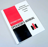 FARMALL B TRACTOR OWNERS OPERATORS MANUAL INTERNATIONAL MAINTENANCE-01.JPG