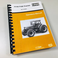 CASE 7110 7120 TRACTOR OPERATORS OWNERS MANUAL