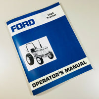 FORD 1920 TRACTOR OPERATORS OWNERS MANUAL