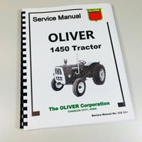 OLIVER 1450 TRACTOR SERVICE REPAIR MANUAL TECHNICAL SHOP BOOK