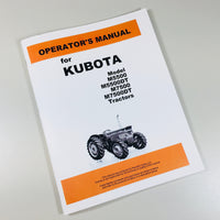 KUBOTA TRACTOR M5500 M5500DT M7500 M7500DT OPERATORS OWNERS MANUAL MAINTENANCE-01.JPG