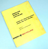 SPERRY NEW HOLLAND 451 456 MOWERS BAR SICKLE CUTTER SERVICE PARTS CATALOG MANUAL